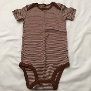 (Like New) Brown Striped Onesie